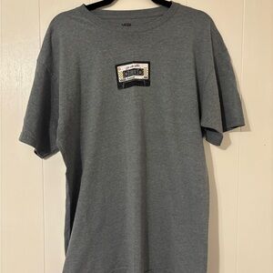 Vans Gray Cassette Graphic Tee Size Large